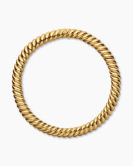 Sculpted Cable Necklace in 18K Yellow Gold, 14mm