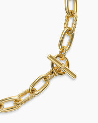 DY Madison® Toggle Necklace in 18K Yellow Gold, 13.5mm