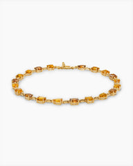 Marbella Toggle Necklace in 18K Yellow Gold with Citrine and Madeira Citrine