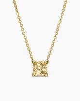 Micro Chatelaine® Pendant Necklace in 18K Yellow Gold with Champagne Citrine, 5mm