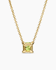 Micro Chatelaine® Pendant Necklace in 18K Yellow Gold with Peridot, 5mm