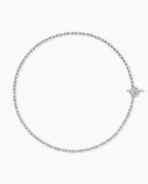 DY Madison® Pavé Diamond Toggle Chain Necklace in Sterling Silver, 3mm