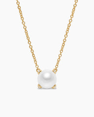 Pearl Classics Necklace in 18K Yellow Gold with Diamonds, 6.5mm