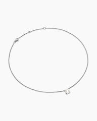 Pearl Classics Necklace in Sterling Silver with Diamonds, 6.5mm