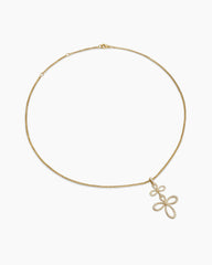 Wisteria® Pendant Necklace in 18K Yellow Gold with Diamonds, 38.2mm