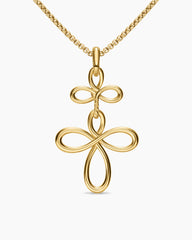 Wisteria® Pendant Necklace in 18K Yellow Gold with Diamonds, 38.2mm