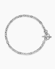 DY Mercer® Toggle Chain Necklace in Sterling Silver with Diamonds, 8mm