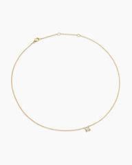 Micro Chatelaine® Pendant Necklace in 18K Yellow Gold with Diamond, 4mm