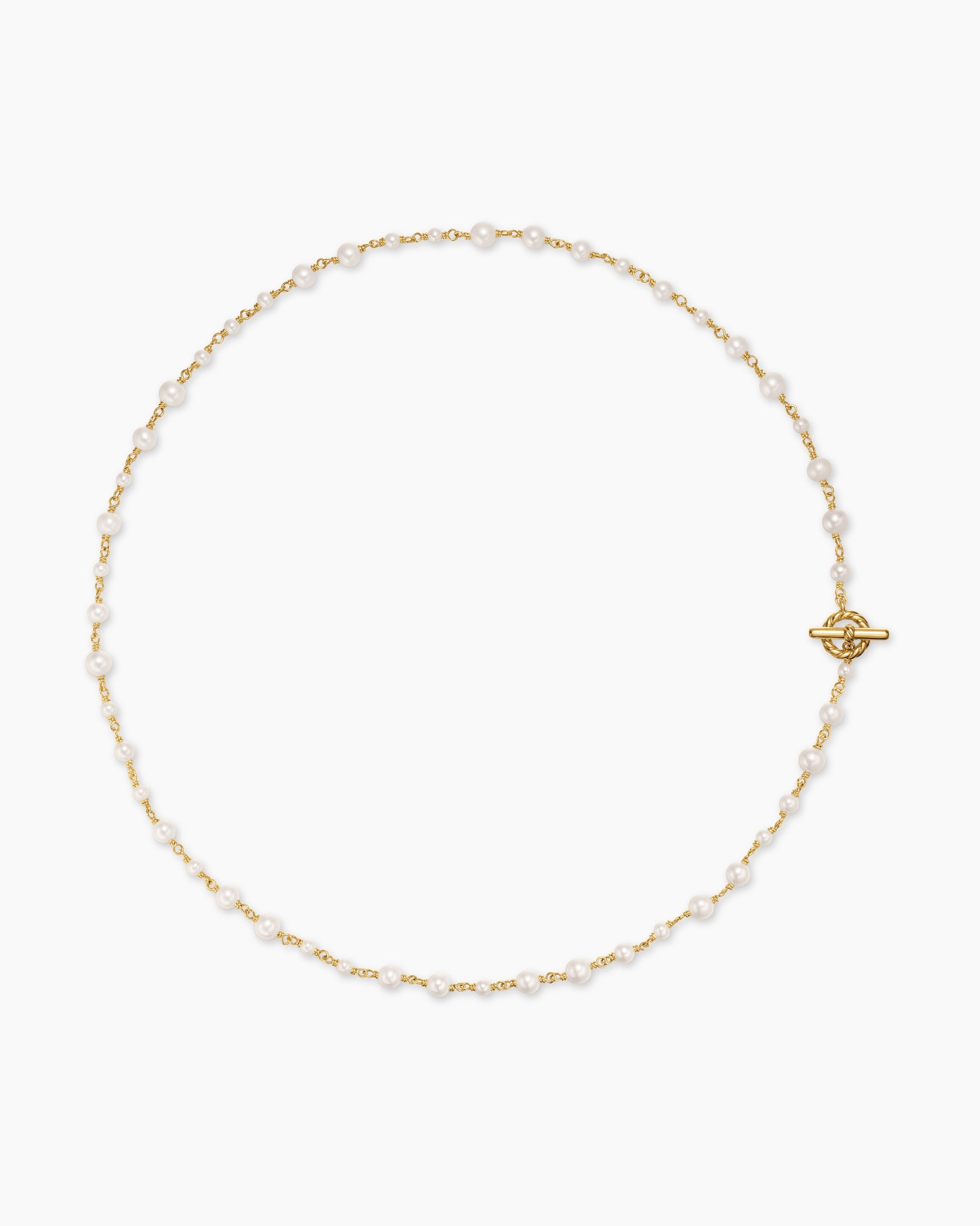 Pearl Classics Toggle Chain Necklace in 18K Yellow Gold, 4.5mm