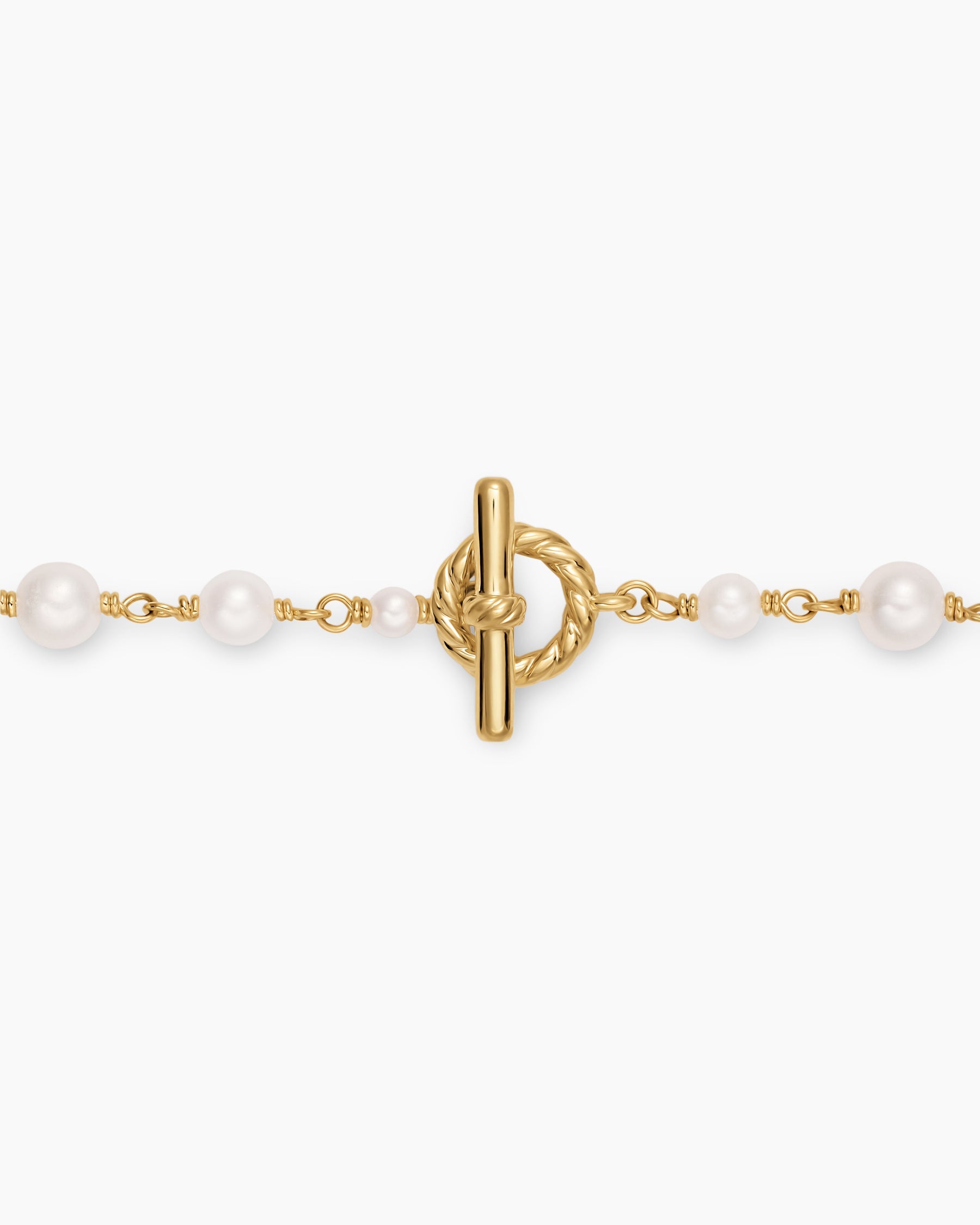 Pearl Classics Toggle Chain Necklace in 18K Yellow Gold, 4.5mm