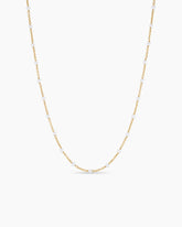 Pearl Classics Station Necklace in 18K Yellow Gold, 3.5mm