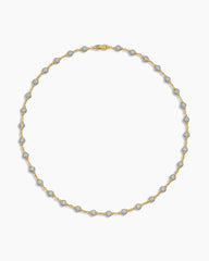 Spiritual Beads Necklace in 18K Yellow Gold with Diamonds, 6mm