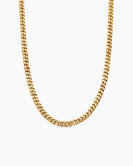 Curb Chain Necklace in 18K Yellow Gold, 6mm