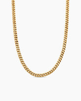Curb Chain Necklace in 18K Yellow Gold, 6mm