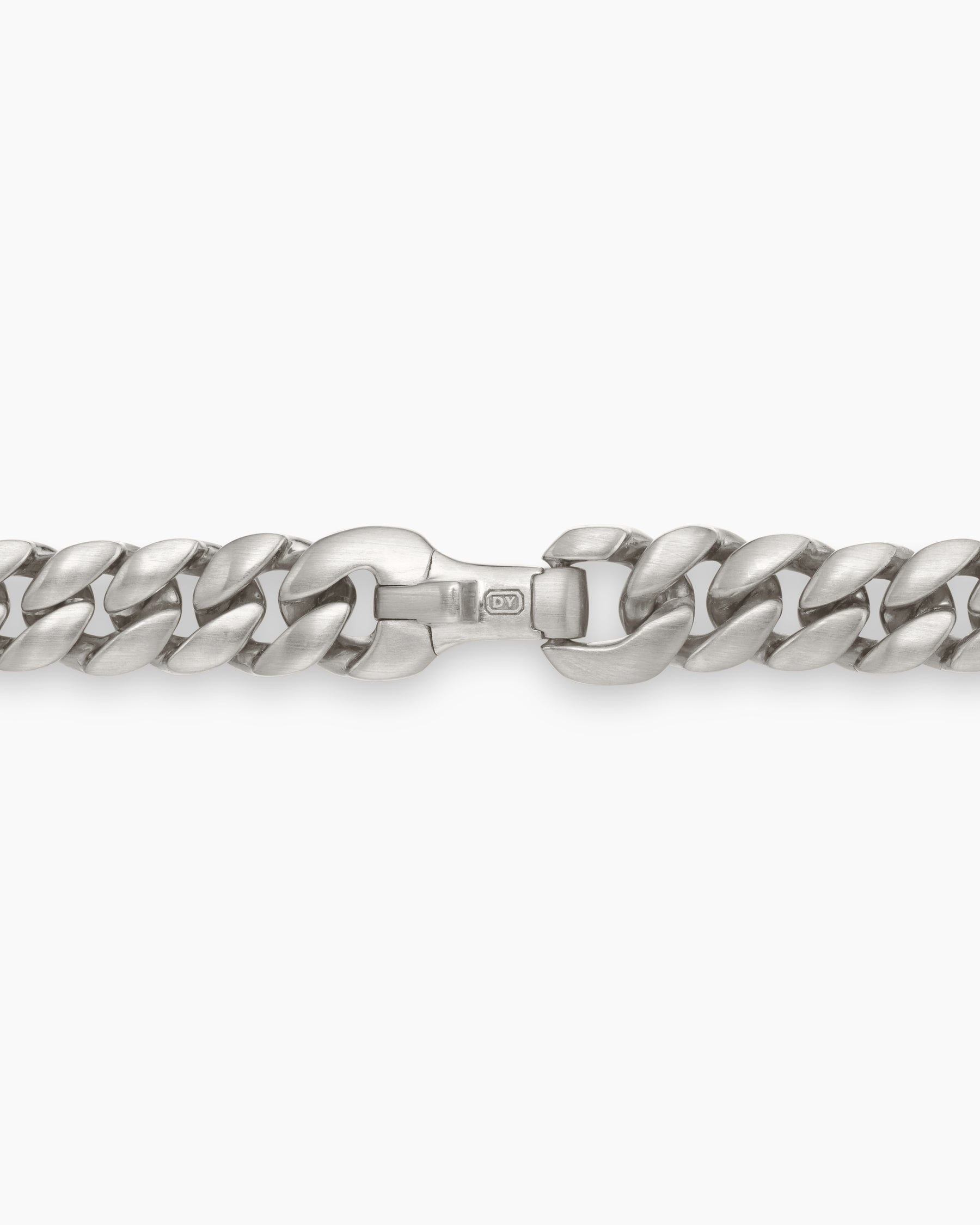 Curb Chain Necklace in Sterling Silver, 6mm