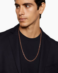 Streamline® Link Necklace in 18K Rose Gold, 5.5mm