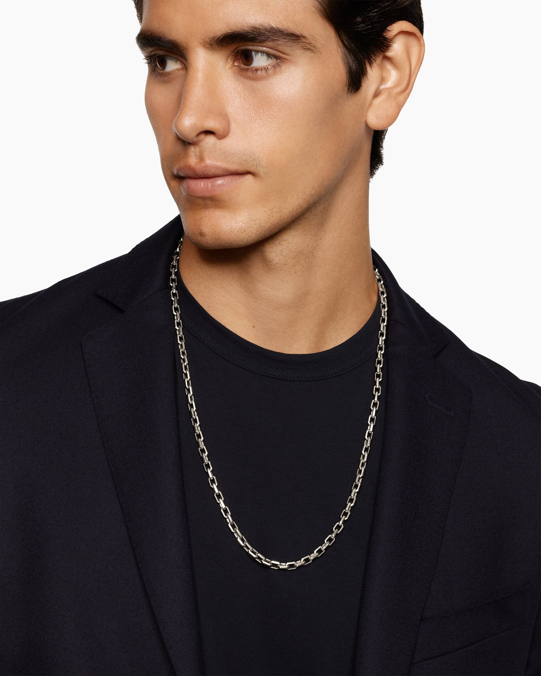 Streamline® Link Necklace in Sterling Silver, 5.5mm