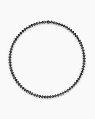 Armory® Necklace in Black Titanium with Black Diamonds, 7.5mm