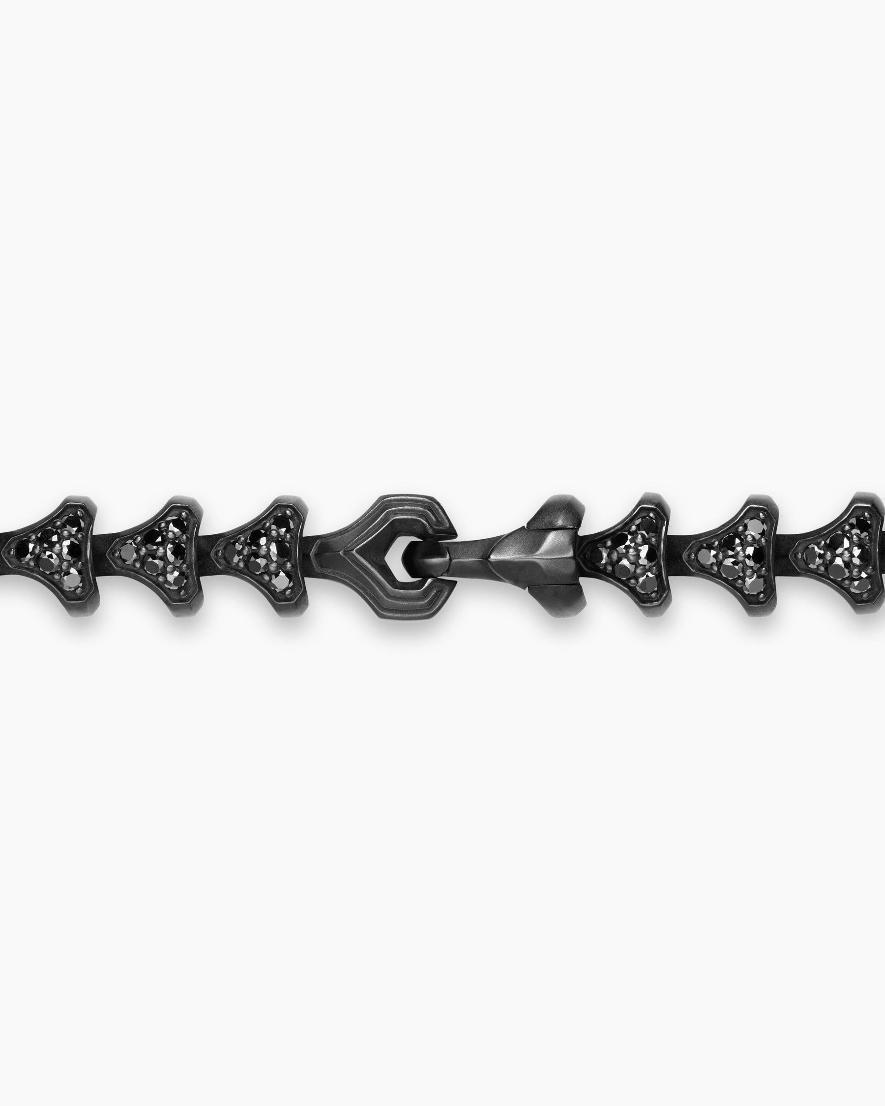 Armory® Necklace in Black Titanium with Black Diamonds, 7.5mm