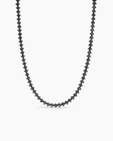 Armory® Necklace in Black Titanium with Black Diamonds, 7.5mm