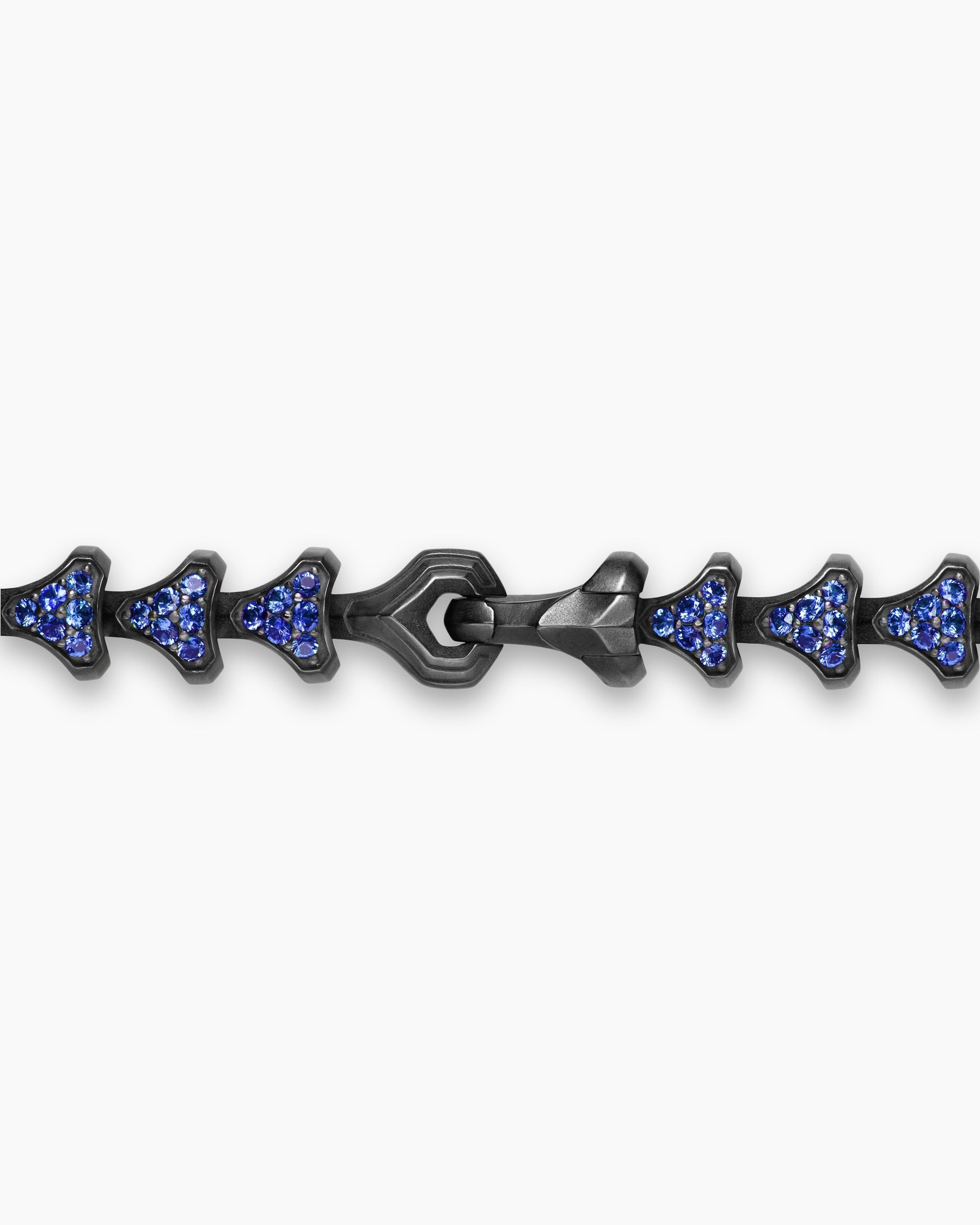 Armory® Necklace in Black Titanium with Sapphires, 7.5mm