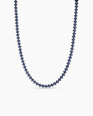 Armory® Necklace in Black Titanium with Sapphires, 7.5mm