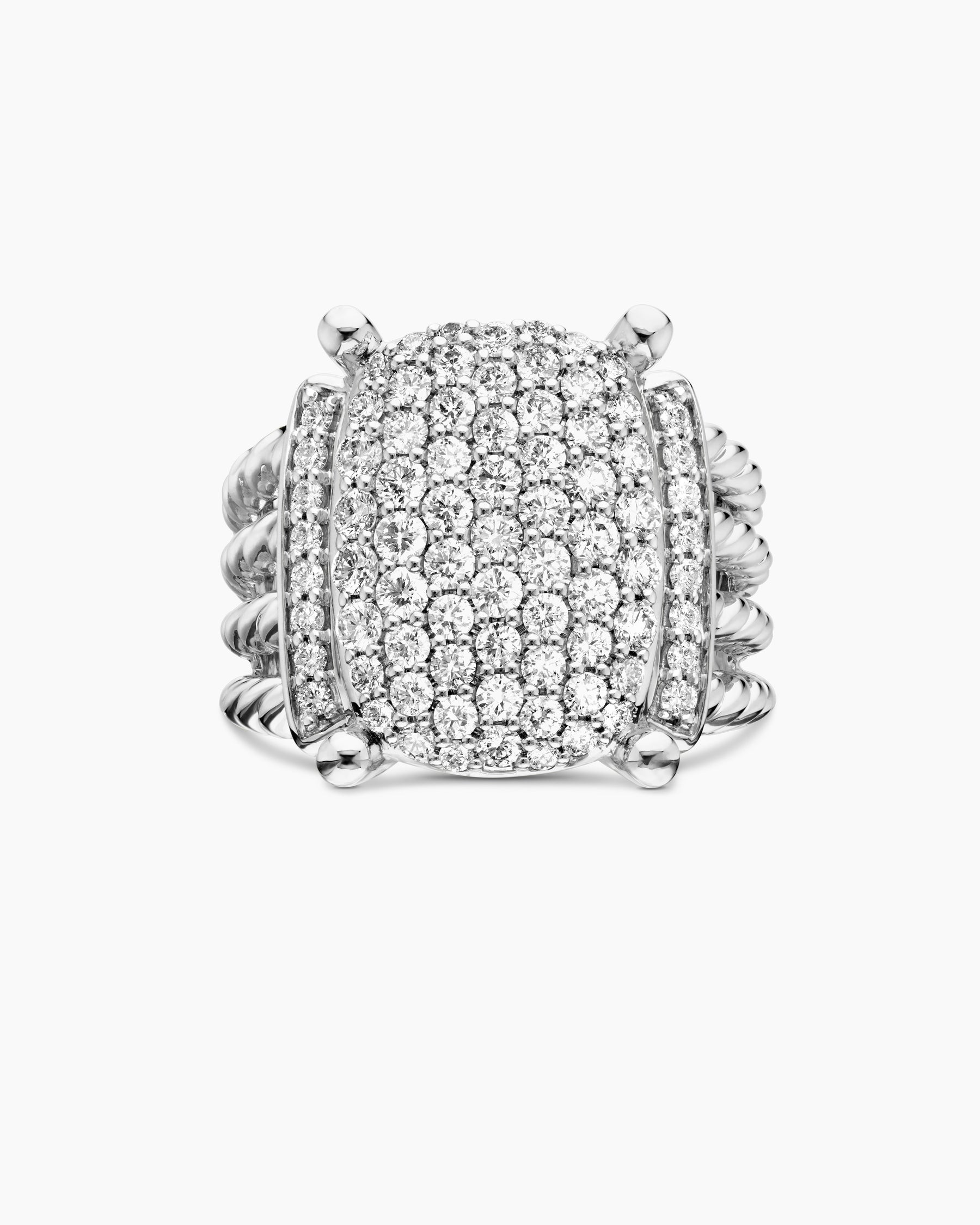 Wheaton® Ring in Sterling Silver with Diamonds, 16.7mm