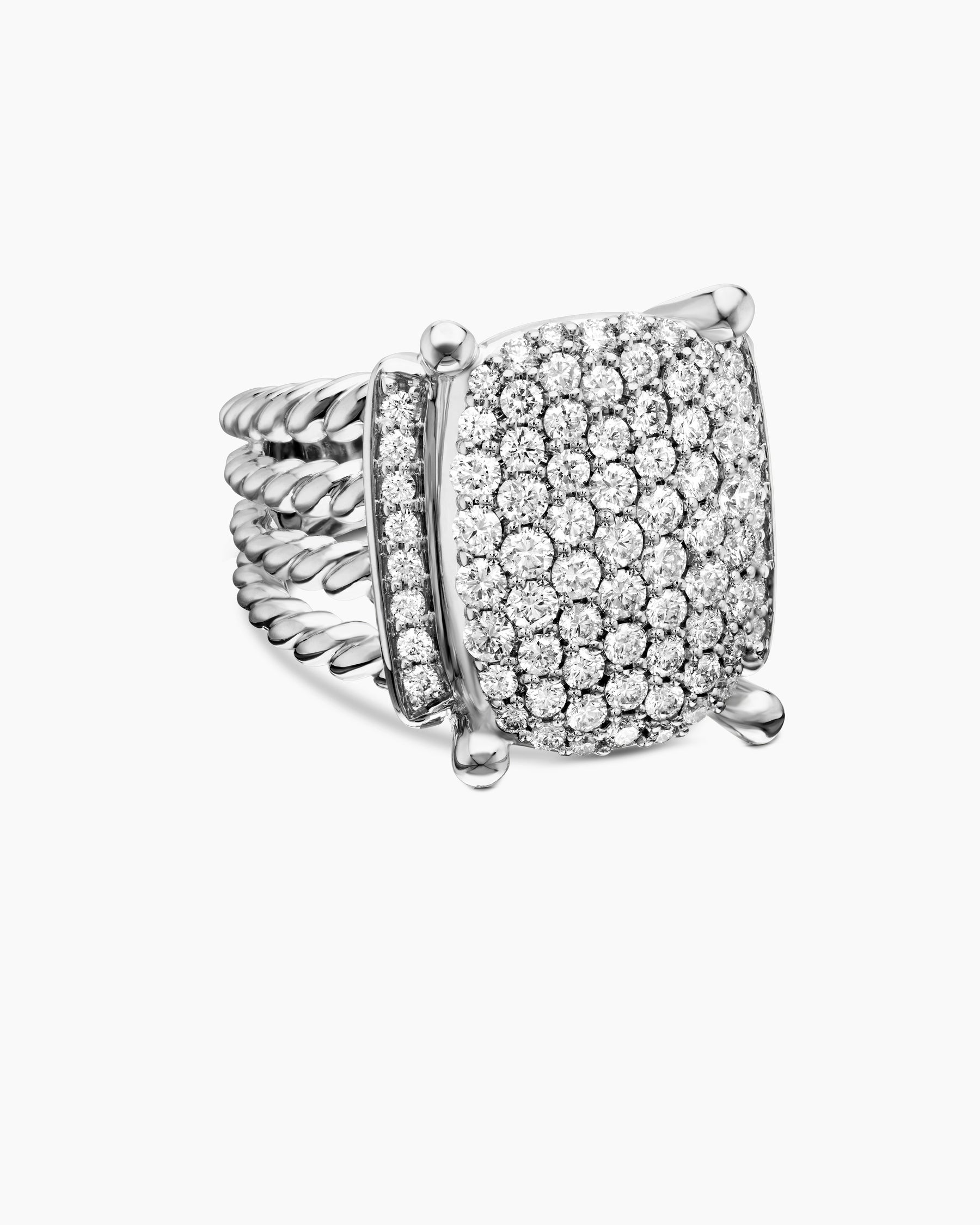 Wheaton® Ring in Sterling Silver with Diamonds, 16.7mm