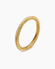 Cable Collectibles® Stack Ring in 18K Yellow Gold, 2mm