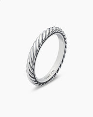 Cable Collectibles® Stack Ring in Sterling Silver, 3mm