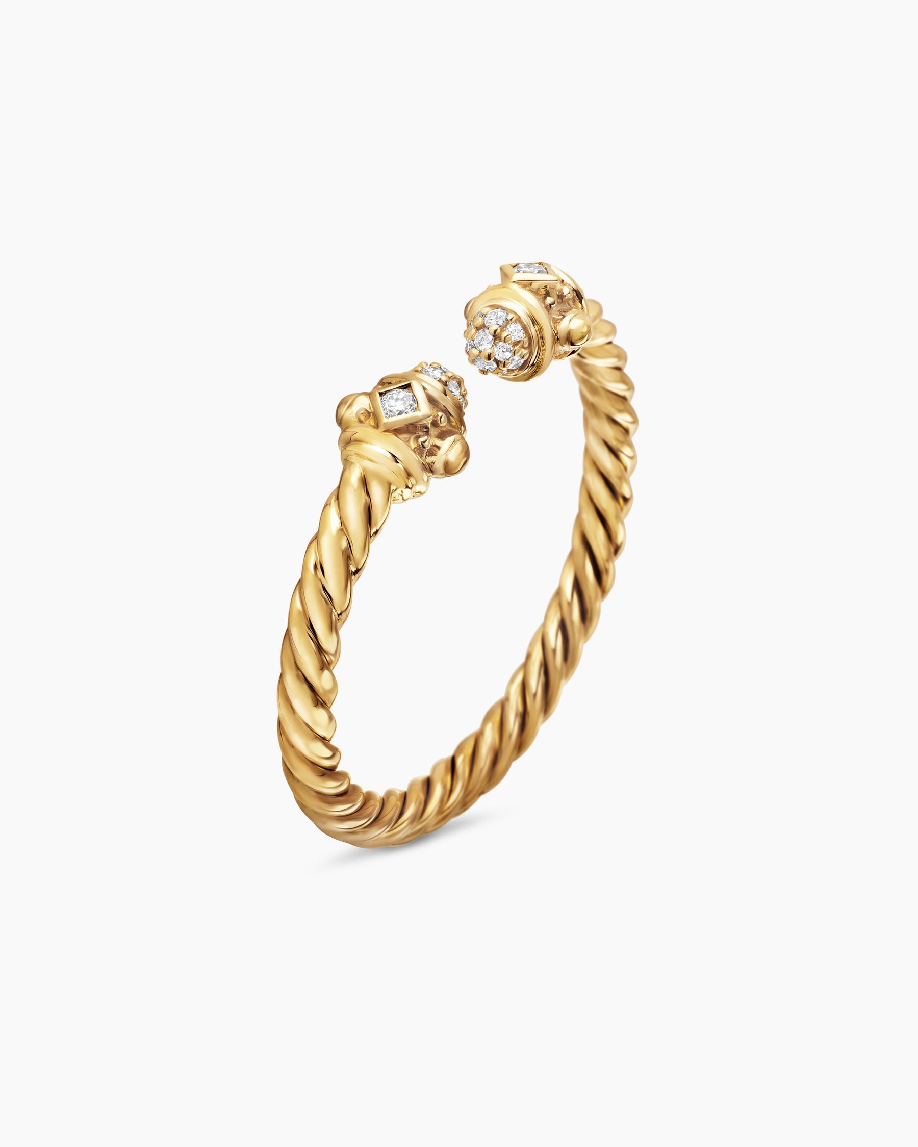 Renaissance® Ring in 18K Yellow Gold with Diamonds, 2.3mm