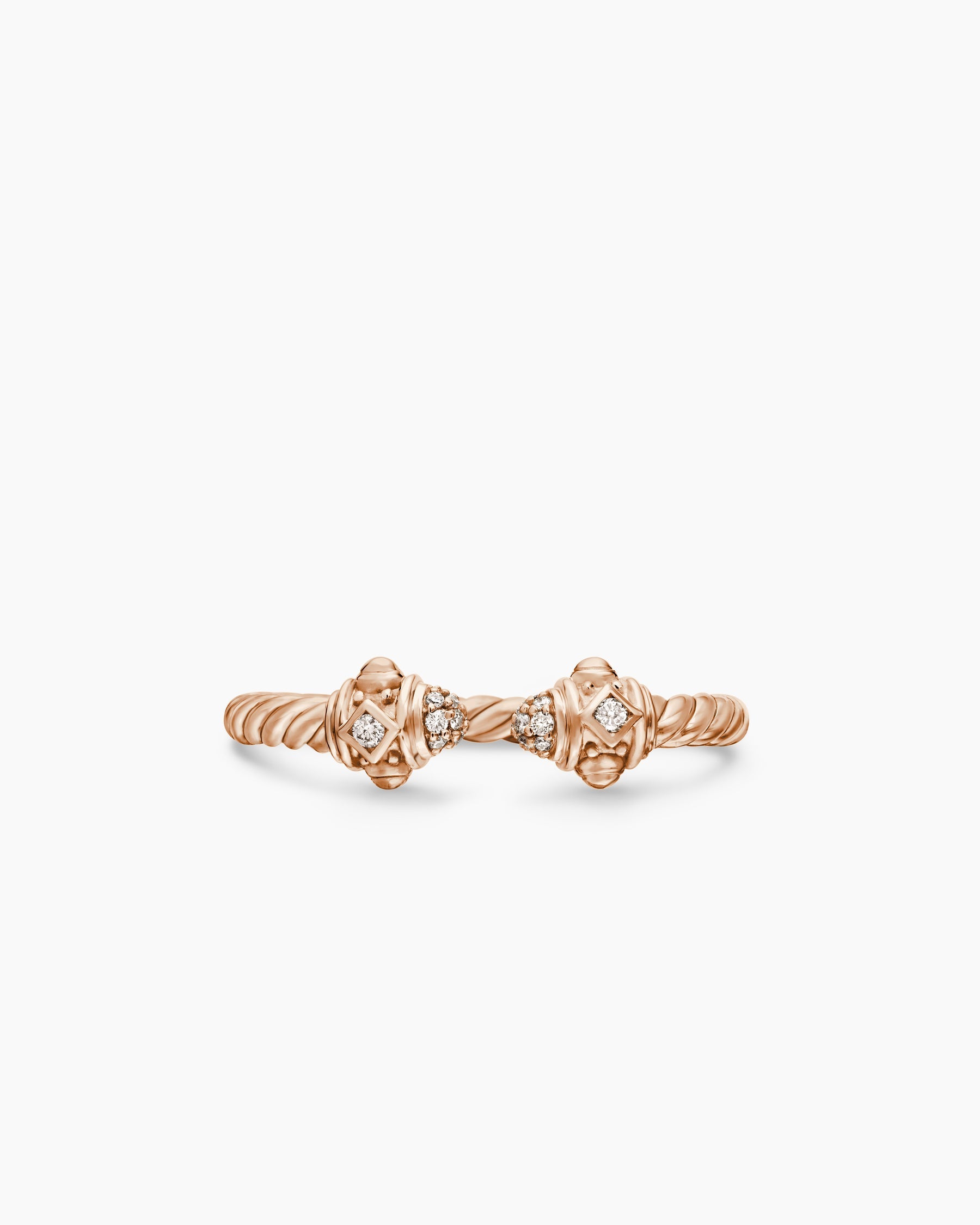 Renaissance® Ring in 18K Rose Gold with Diamonds, 2.3mm