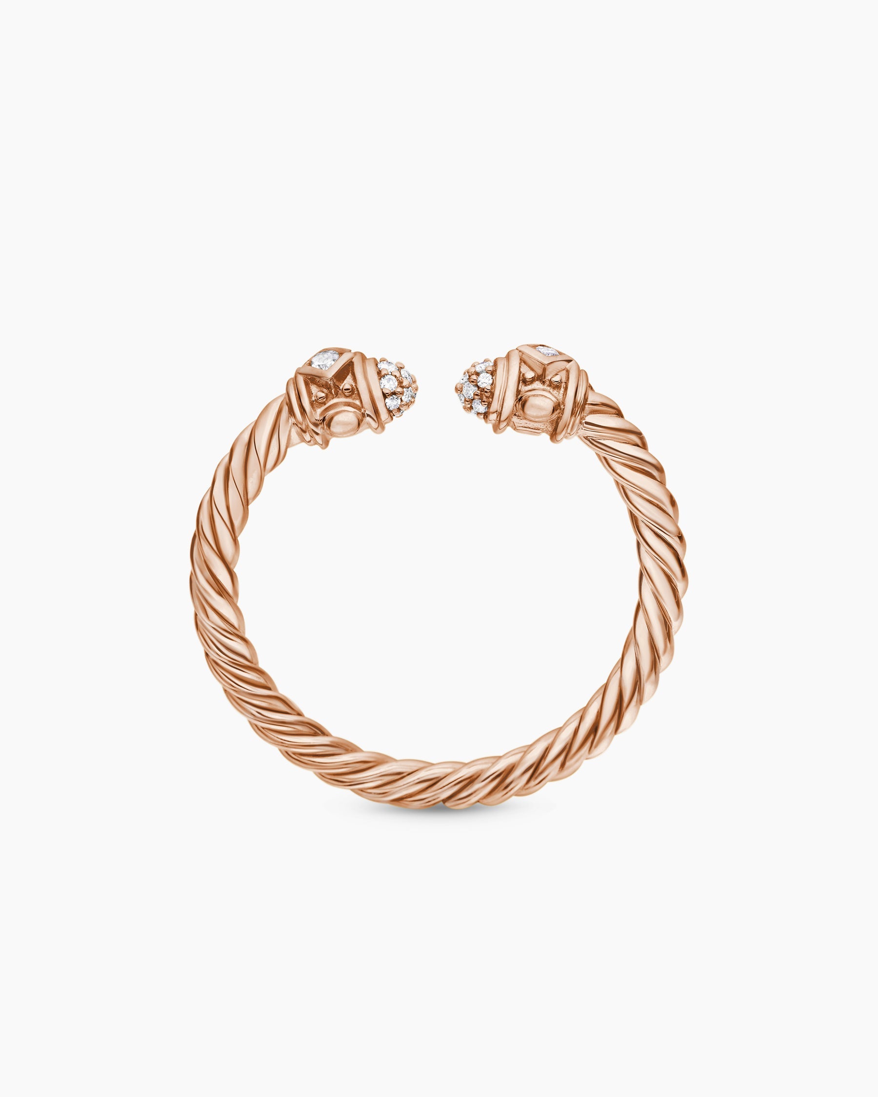 Renaissance® Ring in 18K Rose Gold with Diamonds, 2.3mm