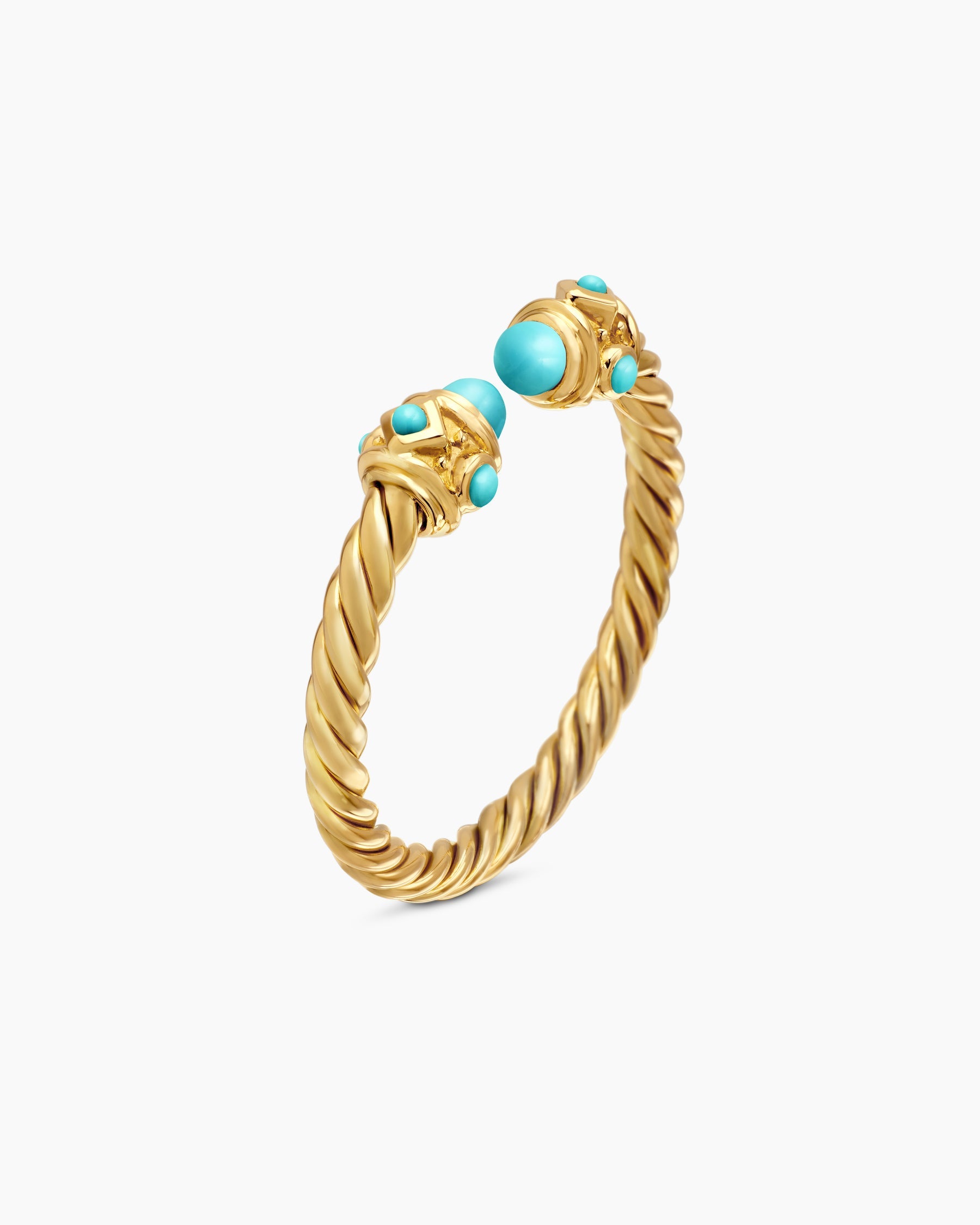 Renaissance® Ring in 18K Yellow Gold with Turquoise, 2.3mm