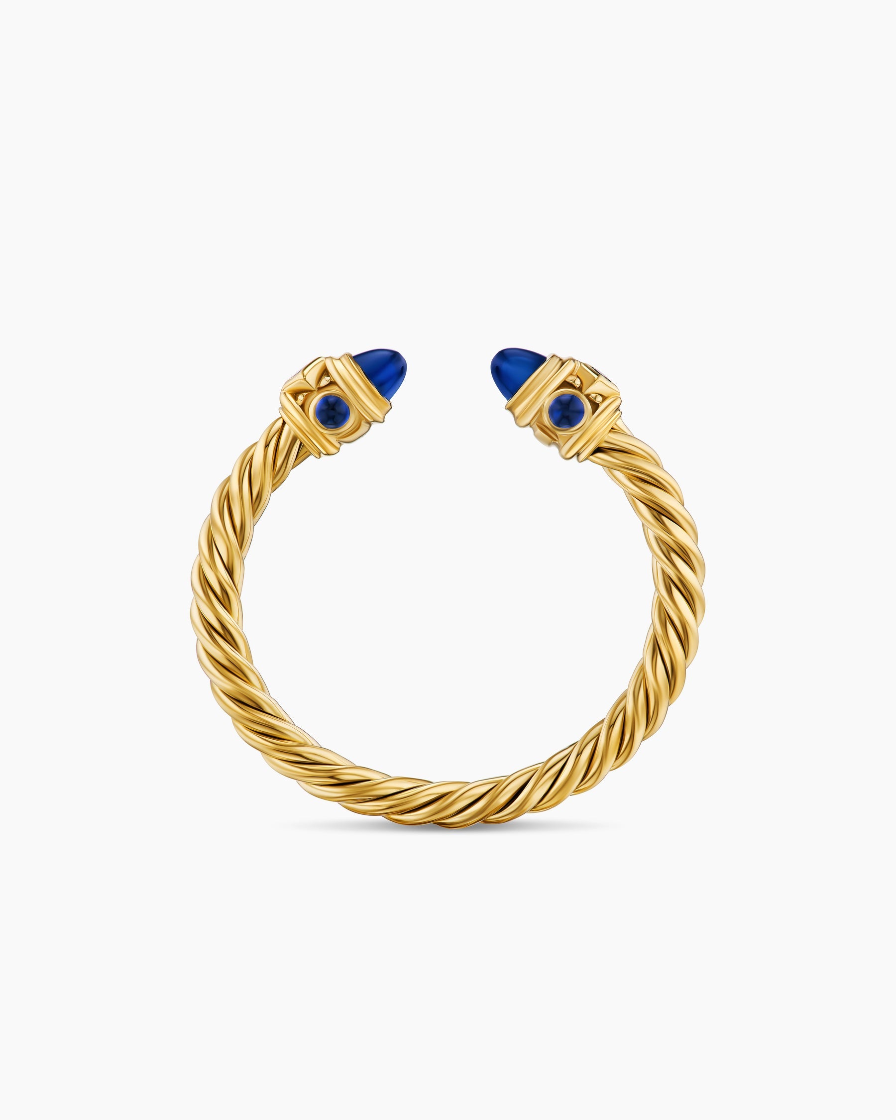 Renaissance® Ring in 18K Yellow Gold with Blue Sapphires, 2.3mm