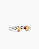 Renaissance® Ring in Sterling Silver with 14K Yellow Gold, Rhodolite Garnet and Diamonds, 2.3mm