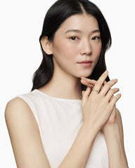 Renaissance® Ring in Sterling Silver with 14K Yellow Gold, Turquoise and Diamonds, 2.3mm