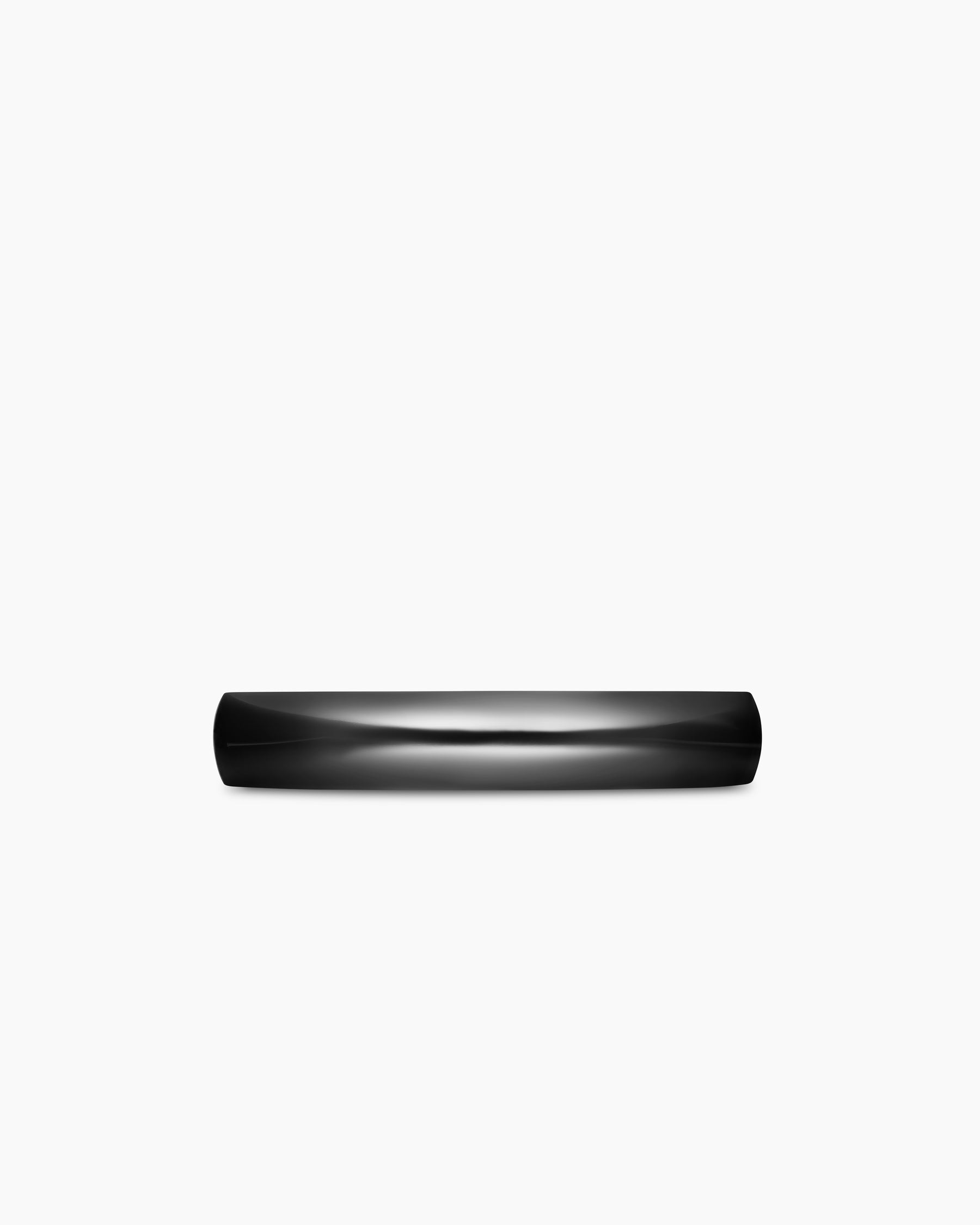 DY Classic Band Ring in Black Titanium, 4mm