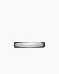 DY Classic Band Ring in Grey Titanium, 4mm