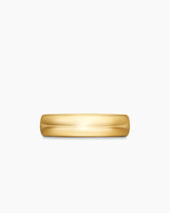 DY Classic Band Ring in 18K Yellow Gold, 6mm