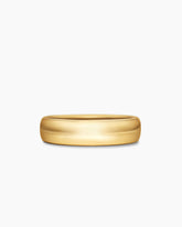DY Classic Band Ring in 18K Yellow Gold, 6mm
