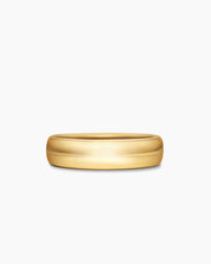 DY Classic Band Ring in 18K Yellow Gold, 6mm