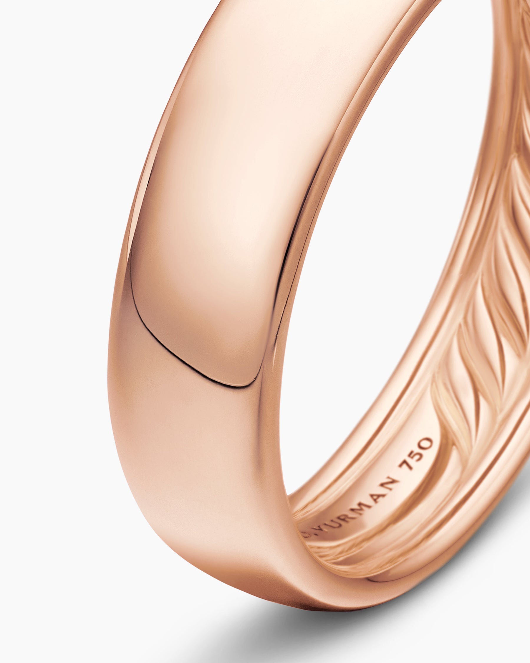 DY Classic Band Ring in 18K Rose Gold, 6mm