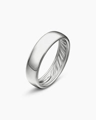 DY Classic Band Ring in Platinum, 6mm