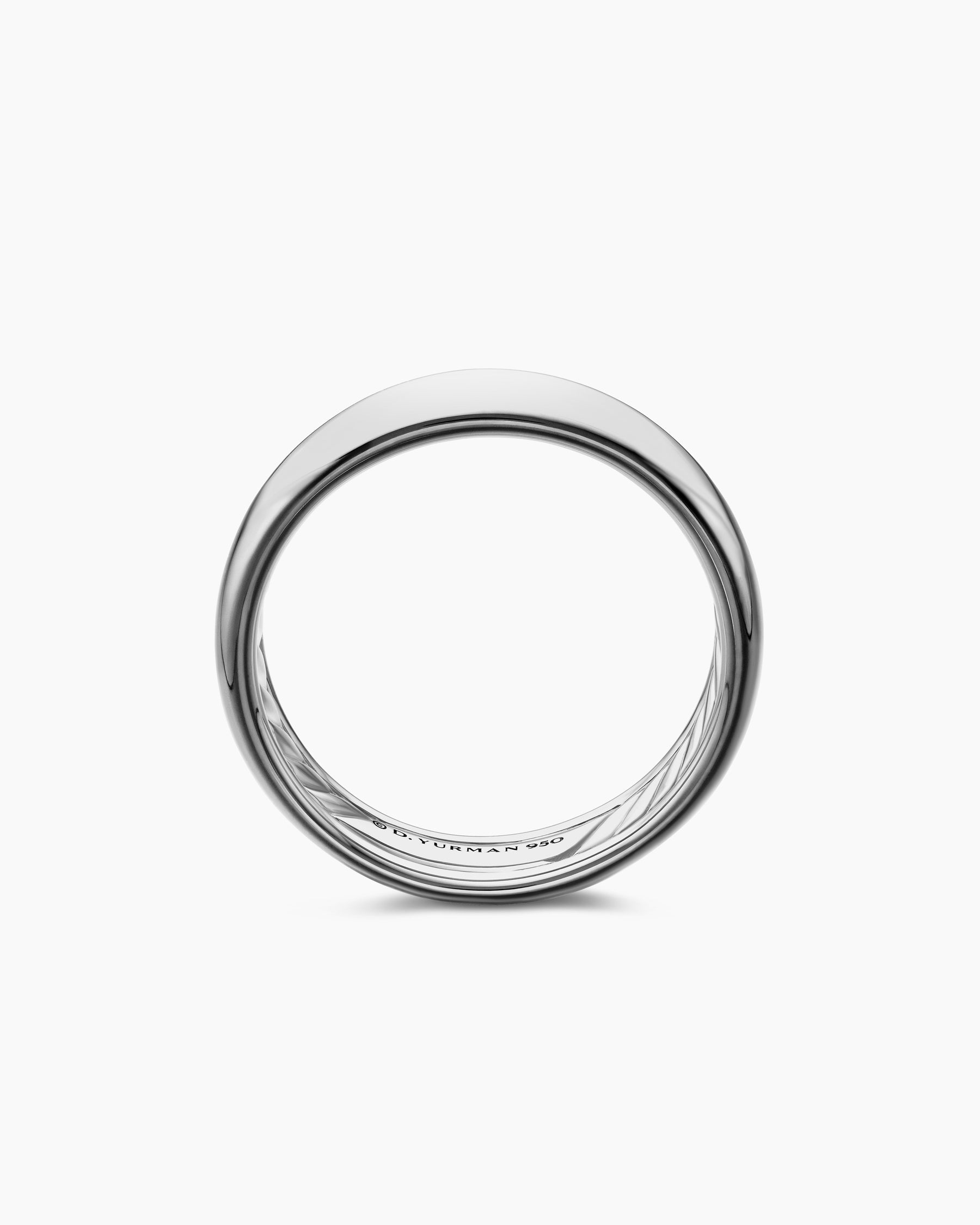 DY Classic Band Ring in Platinum, 6mm