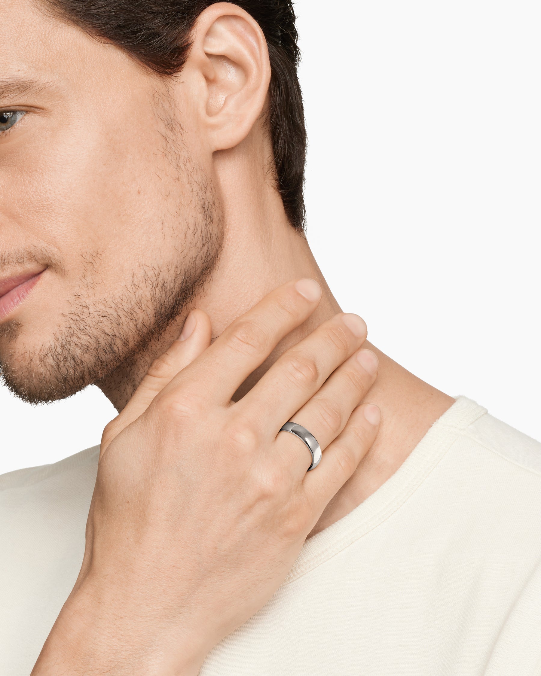 DY Classic Band Ring in Platinum, 6mm
