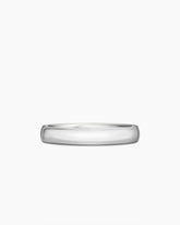 Streamline® Band Ring in 18K White Gold, 4mm