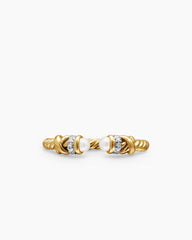 Petite Helena Ring in 18K Yellow Gold with Pearls and Diamonds, 2.5mm