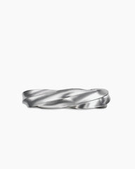 Cable Edge® Band Ring in Sterling Silver, 5mm