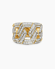 Carlyle™ Ring in 18K Yellow Gold with Diamonds, 16mm